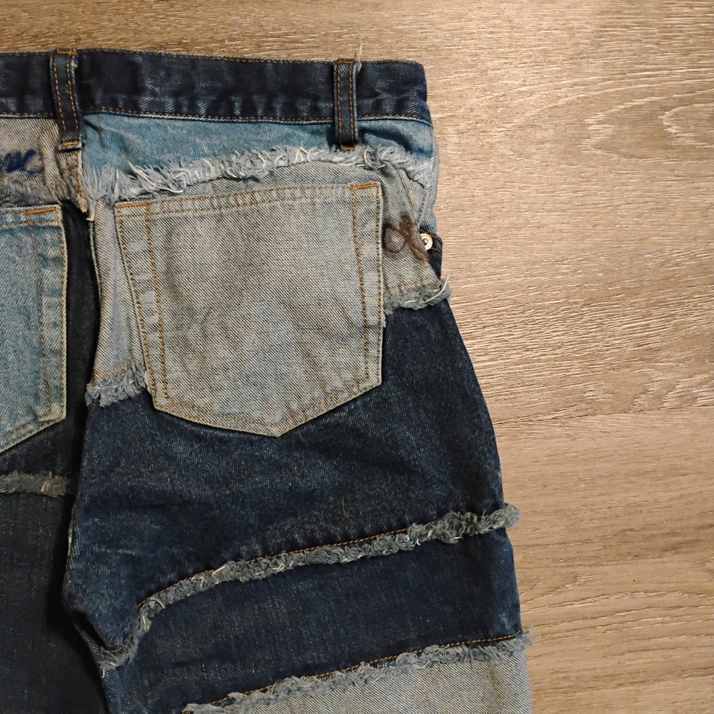 Zana Di Patchwork Jeans 💙 🤍 - Picture 4 of 7